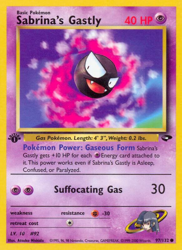 Sabrina's Gastly 097/132 - Gym Challenge