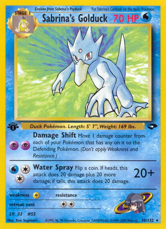 Sabrina's Golduck 030/132 - Gym Challenge