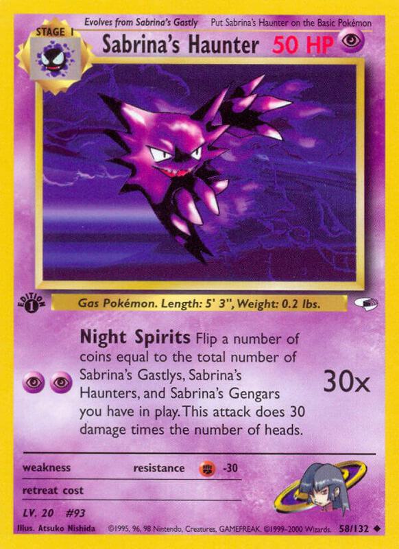 Sabrina's Haunter 058/132 - Gym Heroes