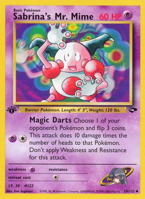 Sabrina's Mr. Mime 059/132 - Gym Challenge