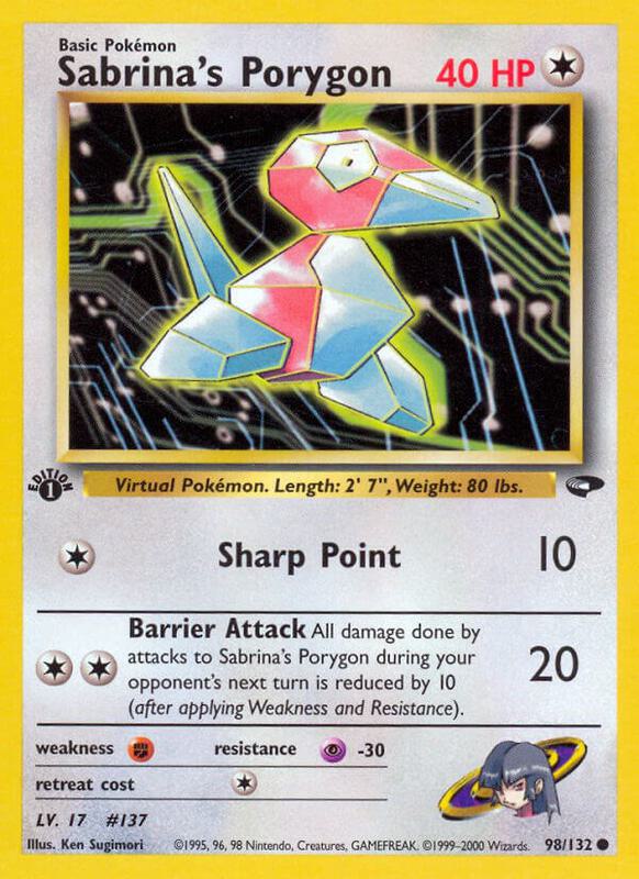 Sabrina's Porygon 098/132 - Gym Challenge