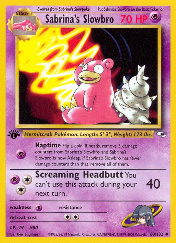 Sabrina's Slowbro 060/132 - Gym Heroes