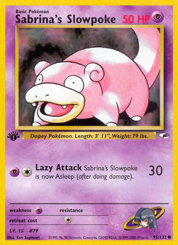 Sabrina's Slowpoke 095/132 - Gym Heroes