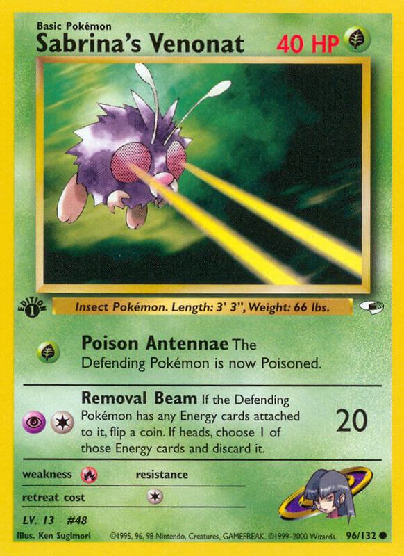Sabrina's Venonat 096/132 - Gym Heroes