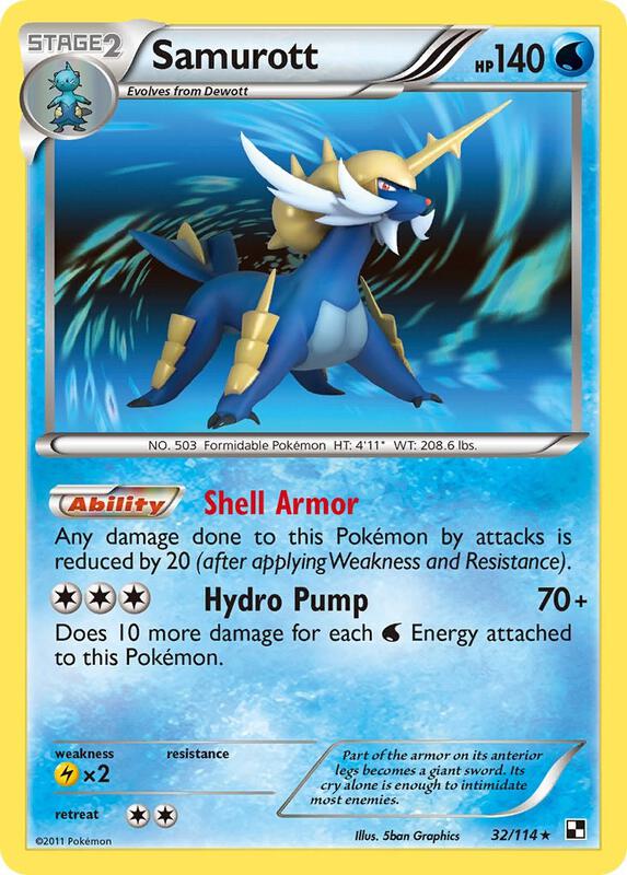 Samurott 32/114 - Black & White