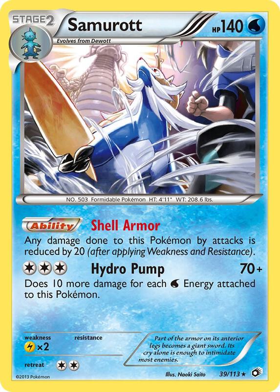 Samurott 39/113 - Legendary Treasures