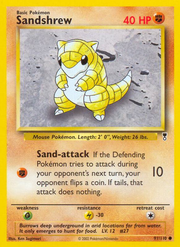 Sandshrew 091/110 - Legendary Collection