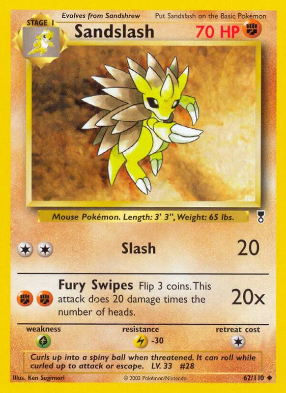 Sandslash 062/110 - Legendary Collection