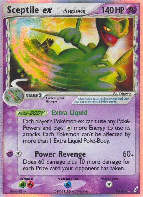 Sceptile ex δ 96/100 - Crystal Guardians