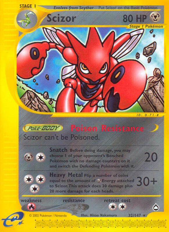 Scizor 032/147 - Aquapolis