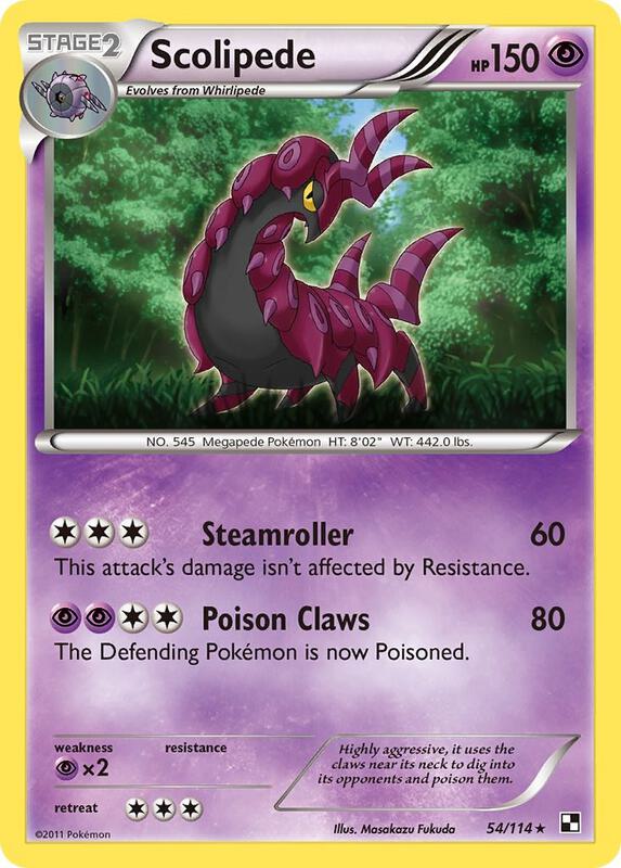 Scolipede 54/114 - Black & White