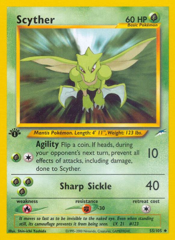 Scyther 055/105 - Neo Destiny