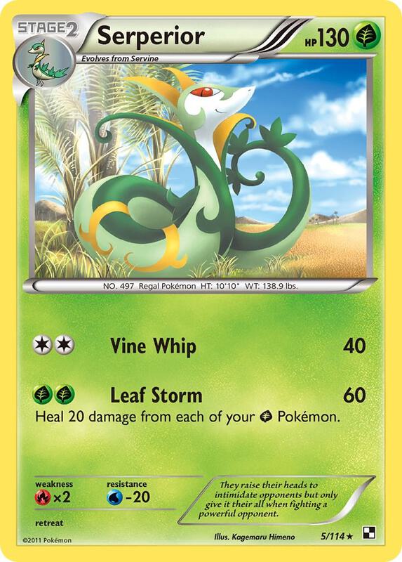 Serperior 5/114 - Black & White