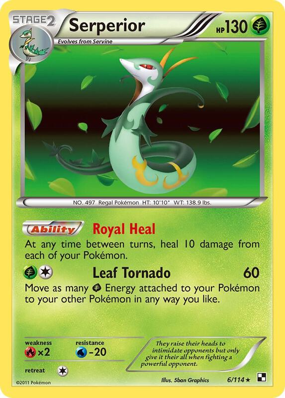 Serperior 6/114 - Black & White
