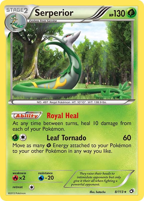 Serperior 8/113 - Legendary Treasures