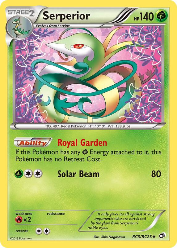 Karta Pokemon Serperior - Legendary Treasures: Radiant Collection RC3/RC25