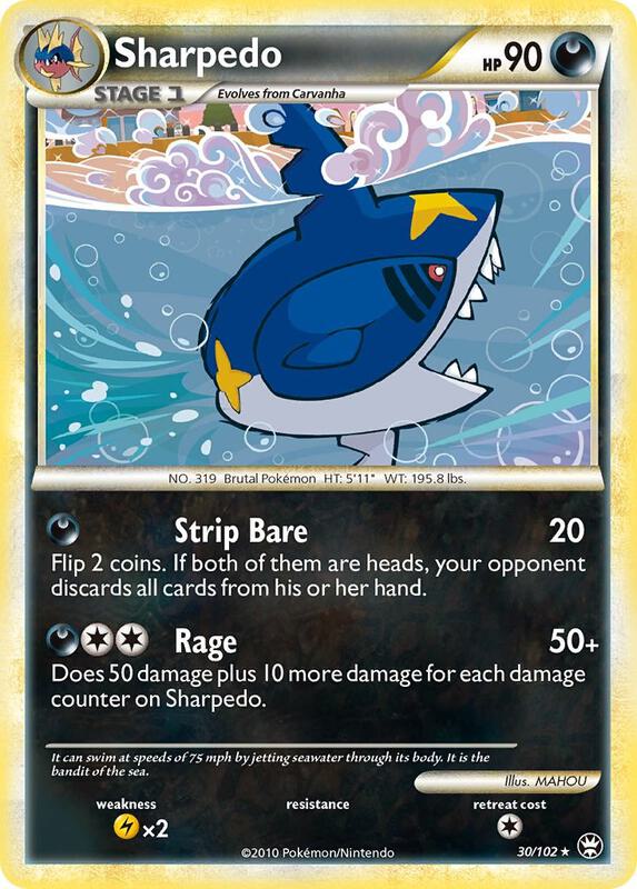Sharpedo 30/102 - HS—Triumphant