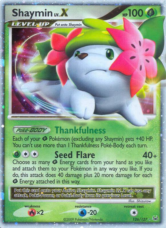 Shaymin LV.X 126/127 - Platinum