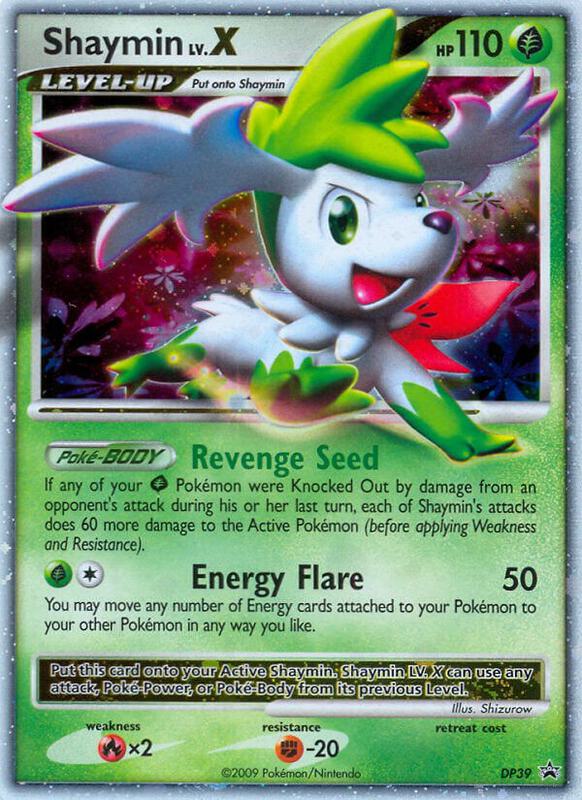 Karta Pokemon Shaymin LV.X - DP39 - Diamond and Pearl Promos DP39