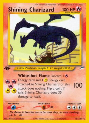 Shining Charizard 107/105 - Neo Destiny
