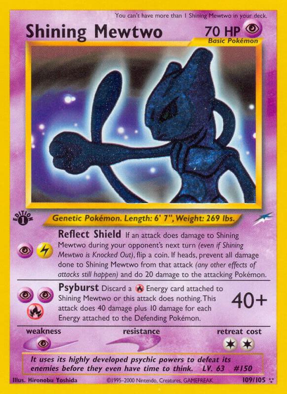 Shining Mewtwo 109/105 - Neo Destiny