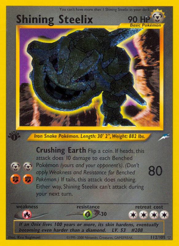 Shining Steelix 112/105 - Neo Destiny