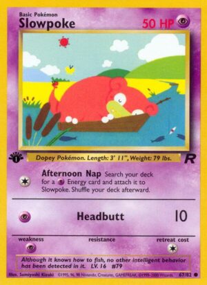 Slowpoke 67/82 - Team Rocket