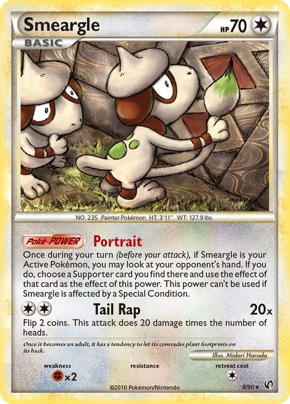 Smeargle 8/90 - HS—Undaunted