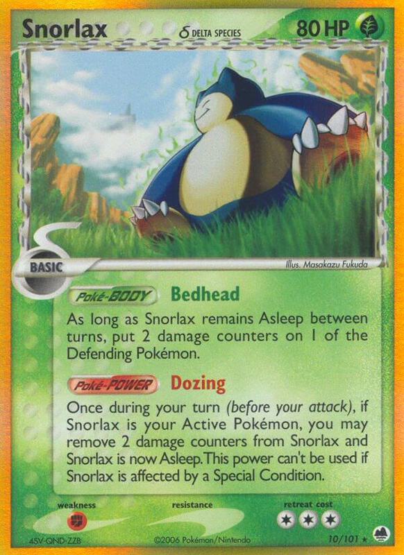 Snorlax δ 10/101 - Dragon Frontiers