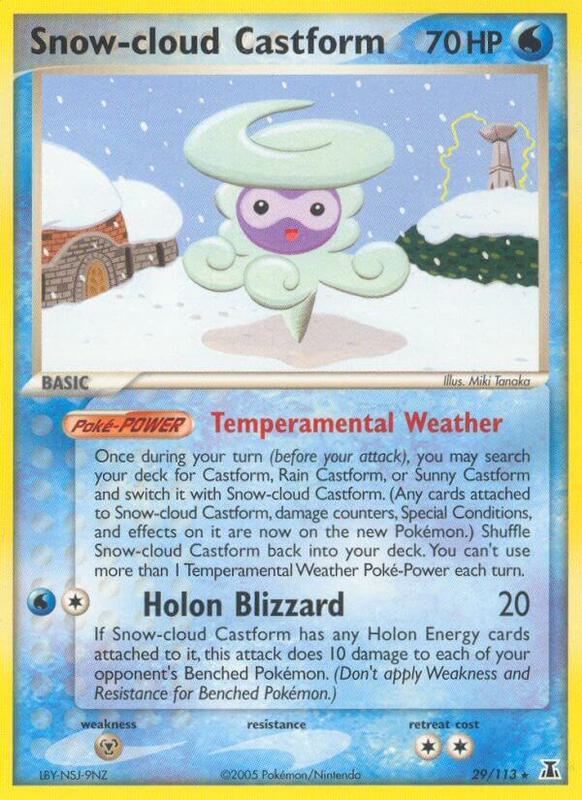 Snow-cloud Castform 29/113 - Delta Species
