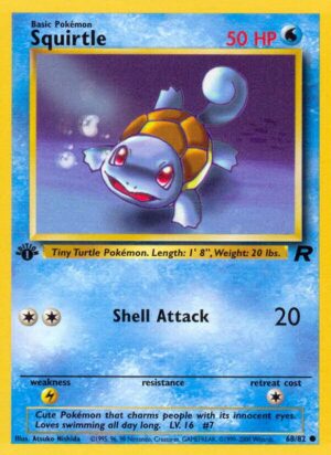 Squirtle 68/82 - Team Rocket