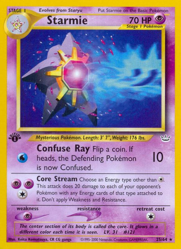 Starmie 25/64 - Neo Revelation