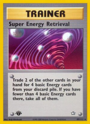 Super Energy Retrieval 089/111 - Neo Genesis