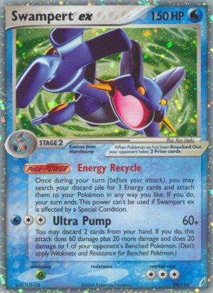 Swampert ex 98/100 - Crystal Guardians