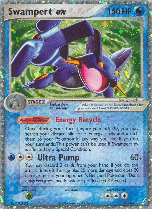 Swampert ex 98/100 - Crystal Guardians