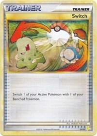Karta Pokemon Switch (Raichu) 24/30 - HGSS Trainer Kit: Gyarados & Raichu
