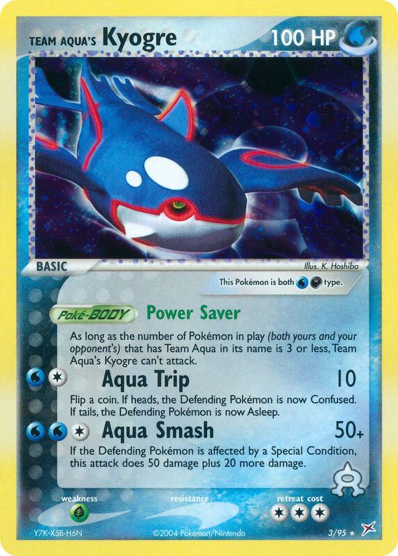 Team Aqua's Kyogre 3/95 - Team Magma vs Team Aqua