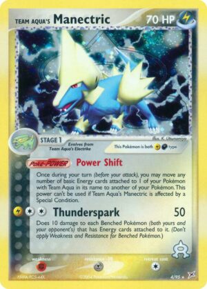 Team Aqua's Manectric 4/95 - Team Magma vs Team Aqua