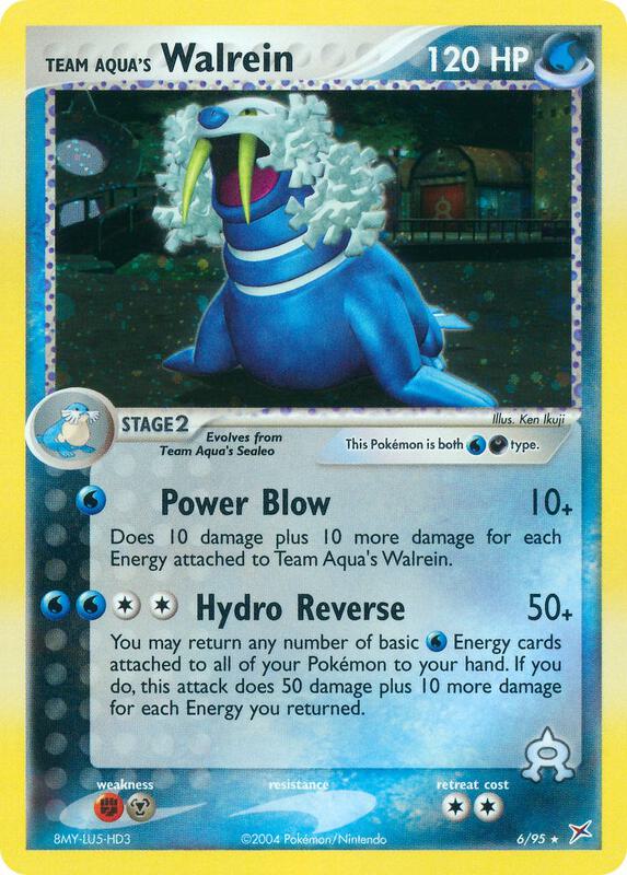 Team Aqua's Walrein 6/95 - Team Magma vs Team Aqua