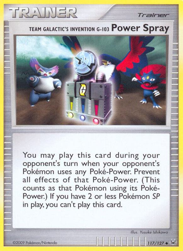 Team Galactic's Invention G-103 Power Spray 117/127 - Platinum