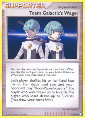 Team Galactic's Wager 115/123 - Mysterious Treasures