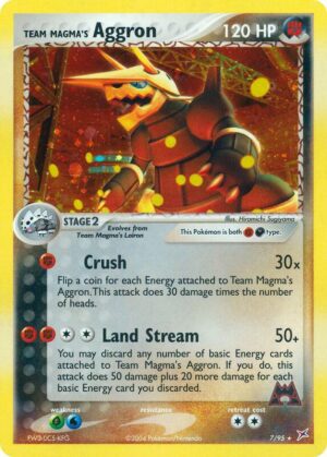 Team Magma's Aggron 7/95 - Team Magma vs Team Aqua