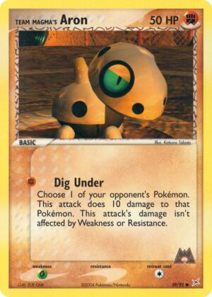 Team Magma's Aron 59/95 - Team Magma vs Team Aqua