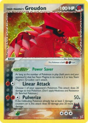 Team Magma's Groudon 9/95 - Team Magma vs Team Aqua