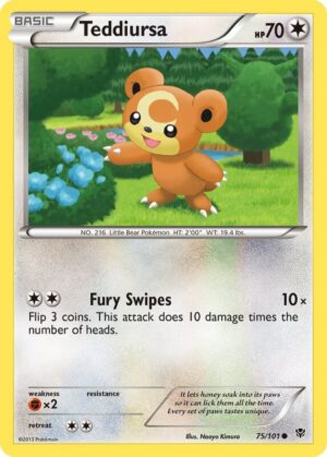 Teddiursa 75/101 - Plasma Blast
