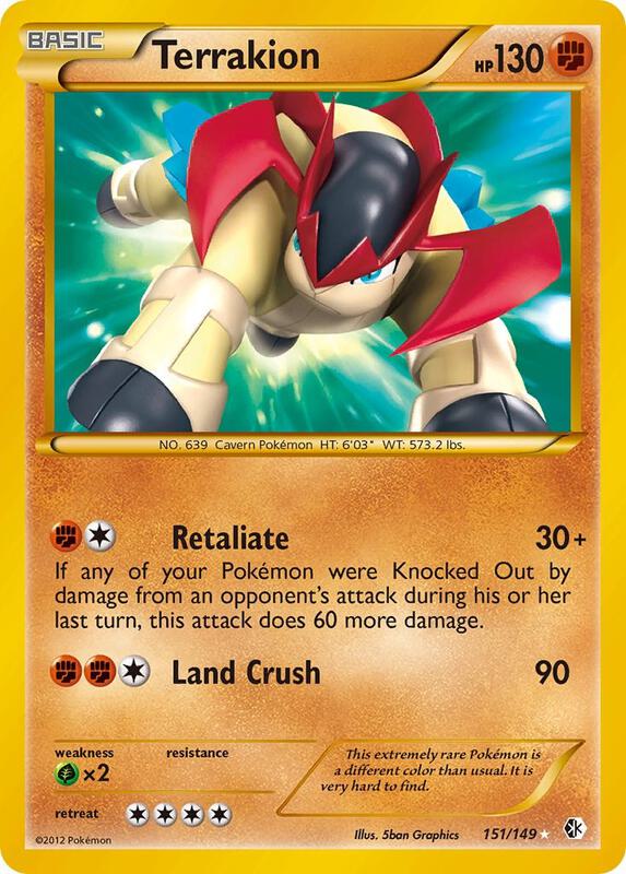 Terrakion 151/149 - Boundaries Crossed
