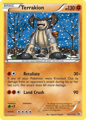 Terrakion 84/113 - Legendary Treasures