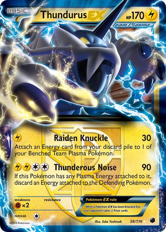 Thundurus-EX 38/116 - Plasma Freeze