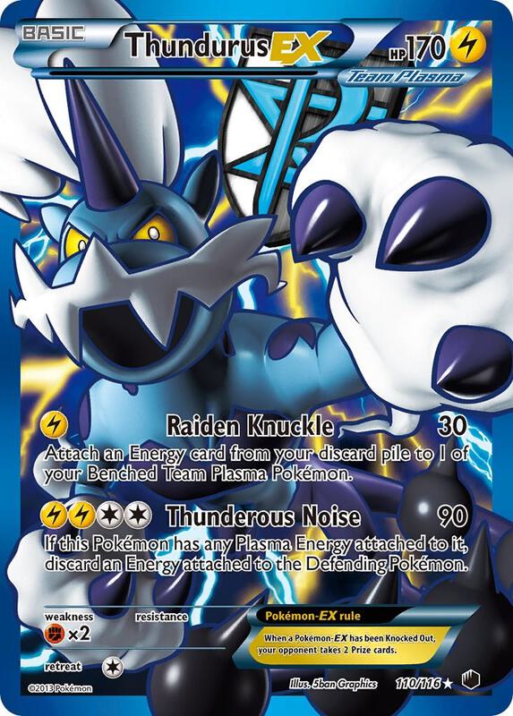 Thundurus-EX 110/116 - Plasma Freeze