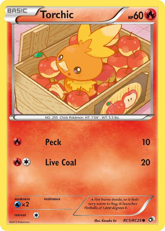 Karta Pokemon Torchic - Legendary Treasures: Radiant Collection RC5/RC25